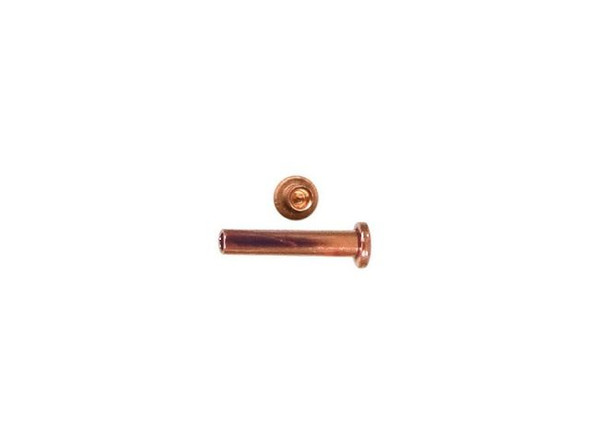 Crafted Findings Copper Jewelry Rivet, 1/16", 5/16" Long (fifty)