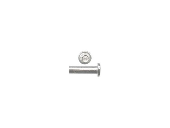 Crafted Findings Sterling Silver Jewelry Rivet, 1/16", 7/32" Long (pack)