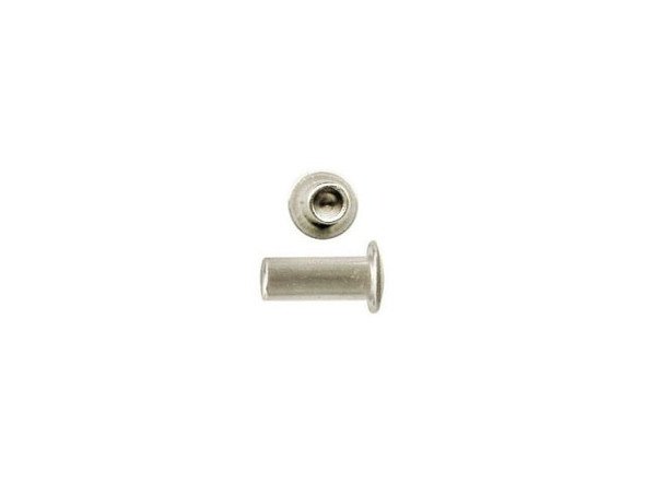 Crafted Findings Aluminum Rivet, 3/32" Dia x 7/32" Long (fifty)