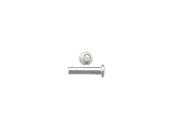 Crafted Findings Sterling Silver Jewelry Rivet, 1/16", 1/4" Long (pack)