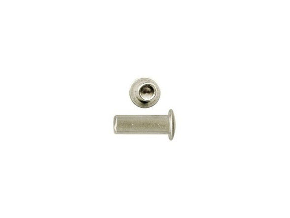 Crafted Findings Aluminum Rivet, 3/32" Dia x 1/4" Long (fifty)