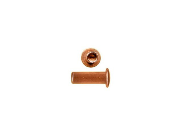 Crafted Findings Copper Rivet, 3/32" Dia x 1/4" Long (fifty)