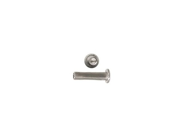 Crafted Findings Aluminum Jewelry Rivet, 1/16", 1/4" Long (fifty)