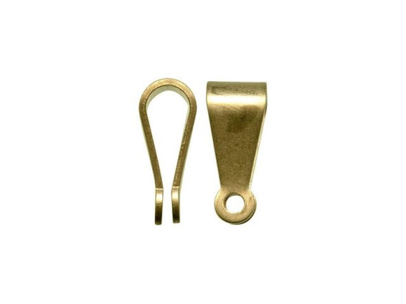 Crafted Findings Brass Rivet Bail, Large (pack)