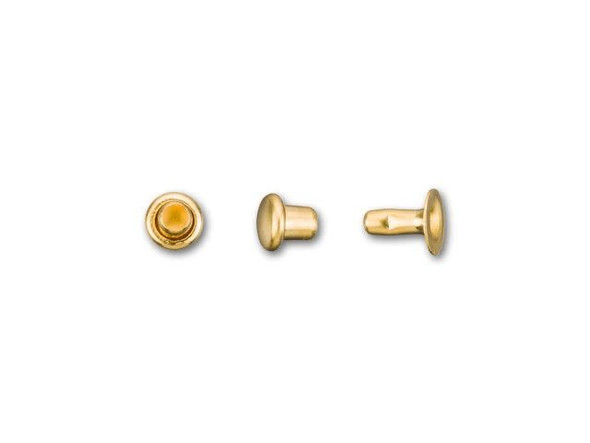 Compression Rivet Set 4mm Cap, Antiqued Copper Plate, 100 per Pack -  TierraCast, Inc.