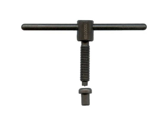 The opening on the long reach riveting tool is 0.20" (5mm) taller than the standard riveting tool to accommodate taller / thicker pieces. Punch components used with the standard size tool and long reach tool are NOT  interchangeable, with one exception: You can use long reach accessories in the standard size body. (Standard size accessories are too short to fit in the Long Reach body.)  Confused about rivets or riveting tools? See Riveting 101, or our blog articles:Best Riveting Tool Set andWhat's the Difference Between Semi-Tubular Rivets and Wire Rivets? This video by Crafted  Findings demonstrates how to use their riveting tool for piercing  metal and for setting eyelets and rivets.              See Related Products links (below) for similar items and additional jewelry-making supplies that are often used with this item.Questions? E-mail us for friendly, expert help!