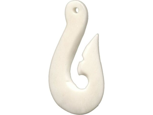 Bone Pendant, Fish Hook #25-110-69-1