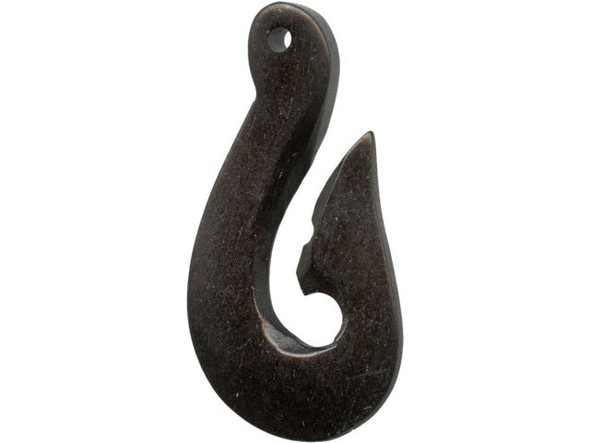 Bone Pendant, Fish Hook #25-110-69-3