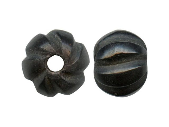 Most horn beads and pendants are made from water buffalo horn.  Black and "natural" are usually the horn's original color without any treatments or dyes. Gold and red horn may be bleached and/or dyed. Dyed horn beads and pendants might not be colorfast.   See Related Products links (below) for similar items and additional jewelry-making supplies that are often used with this item.