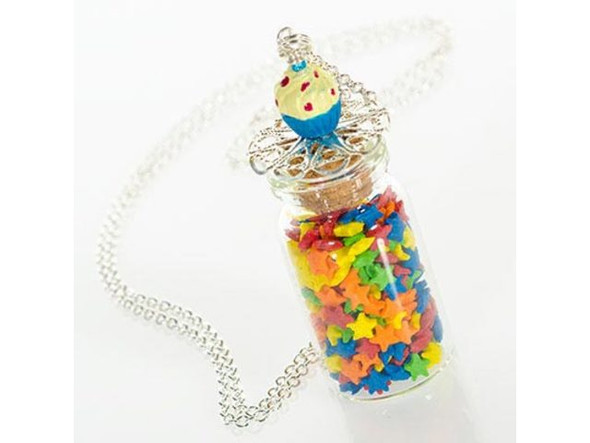 Excellent for making glass vial necklaces.See Related Products links (below) for similar items and additional jewelry-making supplies that are often used with this item. Questions? E-mail us for friendly, expert help!