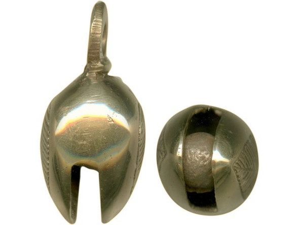 Bell, Brass, Jingling, Almond Leaf (Each)