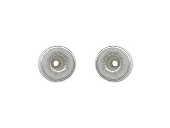 MAG-LOK White Brass Magnetic Jewelry Clasp, Hidden End (10 Pieces)
