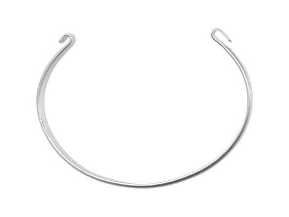 Amate Studios Silver Plated Bracelet Component, Cuff, Small (Each)
