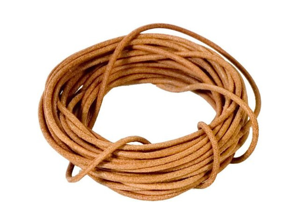 Greek Leather Cord, 2mm, 5 Meter - Natural #61-132-05-01