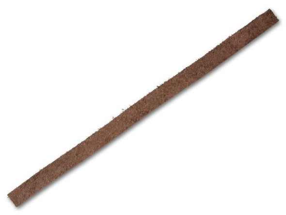 TierraCast Leather Strip, 1/2" Wide - Cocoa (Each)