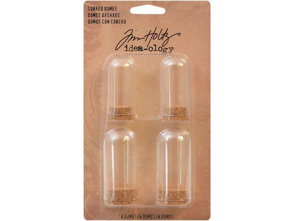 Tim Holtz idea-ology, Corked Domes (Pack of 4pc)