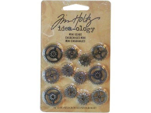 Tim Holtz idea-ology, Mini Gears (12 Pieces)