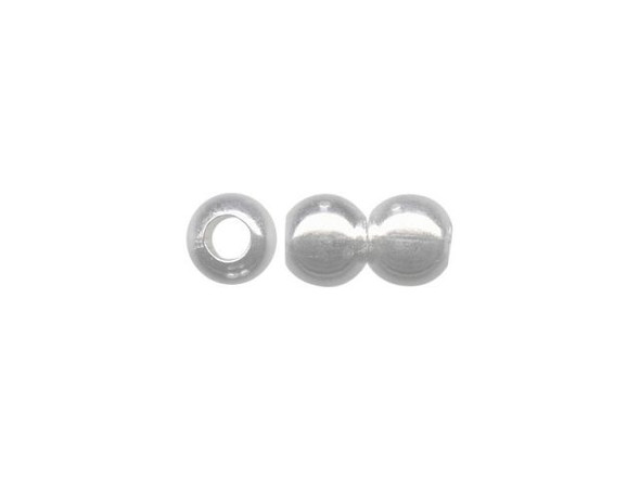 Silver-Filled Beads, Round, 5mm (100 Pieces)