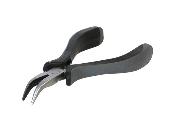 Jewelry Pliers, 5", Ergonomic, Bent Chain-Nose (Each)