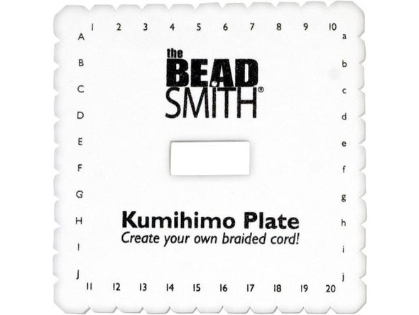 The BeadSmith Kumihimo Braiding Plate (Each)
