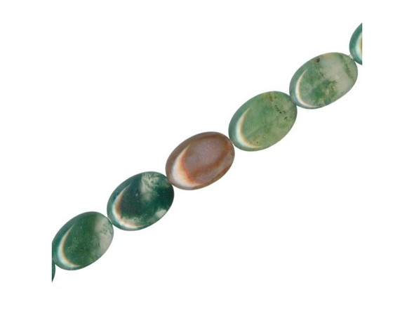 Fancy Jasper Gemstone Beads, 8x12mm Puffed Oval (strand)