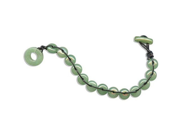 Aventurine Gemstone Beads, 12mm Rondelle with Large Hole (strand)