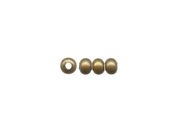 Antiqued Brass Plated Metal Beads, Rondelle, 3.2mm (100 Pieces)