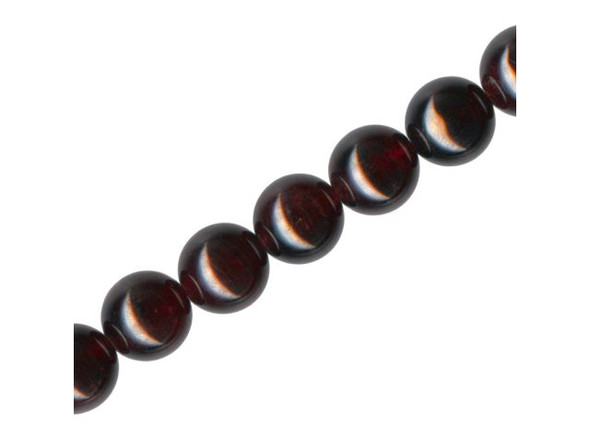 Garnet Gemstone Beads, Round, 10mm (strand)