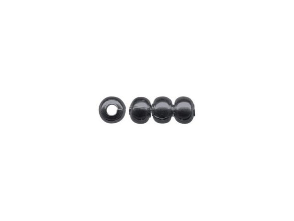 Gunmetal Metal Beads, Rondelle, 3.2mm (100 Pieces)