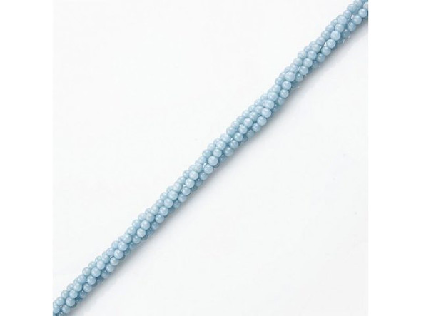 Angelite 4mm Round Gemstone Beads (strand)