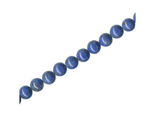 Lapis Lazuli Gemstone Bead, Round, 6mm (strand)