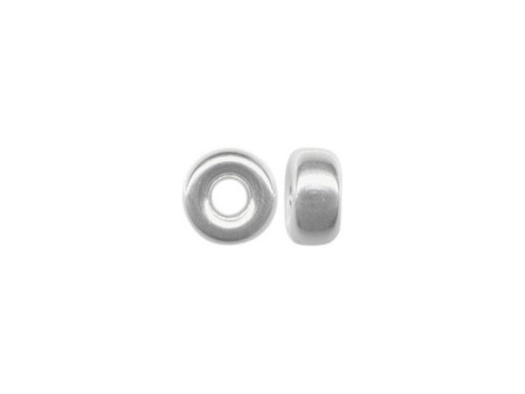 Sterling Silver Beads, Roller (10 Pieces)