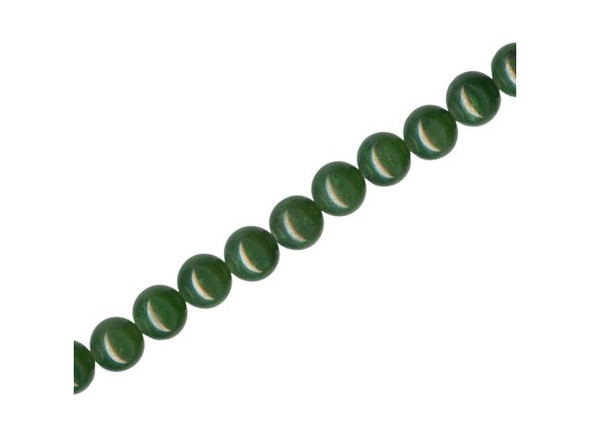 B.C. Style Jade Gemstone Beads, Round, 6mm (strand)