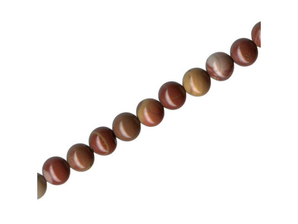 Noreena Jasper Gemstone Beads, Round, 6mm (strand)