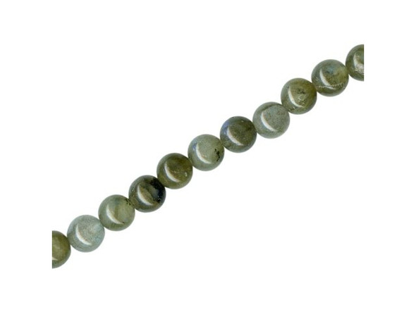 Labradorite Gemstone Beads, Round, 6mm (strand)
