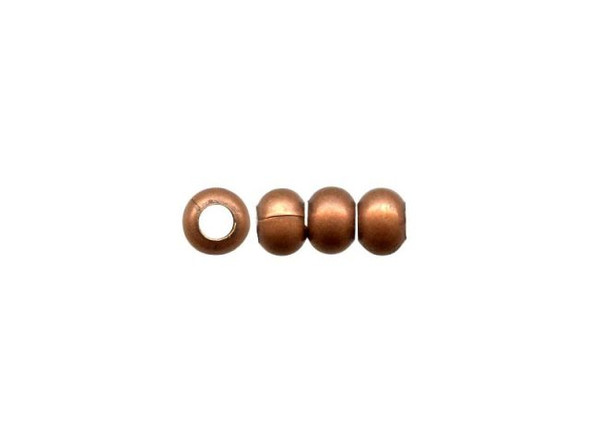 Antiqued Copper Plated Metal Beads, Rondelle, 4mm (100 Pieces)