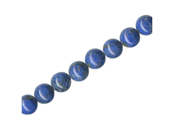The name Lapis Lazuli comes from the Latin word for "stone" (lapis) and the Arabian word for "blue" (azul). True to their name, these semiprecious beads offer naturally blue shades with inclusions that twinkle like stars in the tales of the Arabian Nights. Lapis lazuli was one of the first gemstones ever to be worn as jewelry (a busy lapis trade is thought to have existed as early as 4000 B.C.). Lapis lazuli is believed to be a stone of truth and friendship, and has been a popular birthstone for Libra and September birthdates throughout the centuries. It is reputed to bring harmony to relationships, cleanse the mental body, and release old karmic patterns.  Please see the Related Products links below for similar items, and more information about this stone.