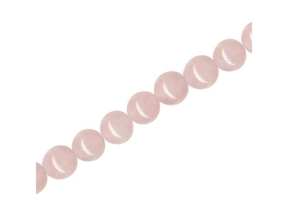 Rose Quartz Gemstone Bead, 8mm Round (strand)