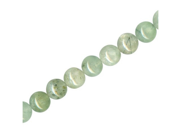 Prehnite Gemstone Beads, Round, 8mm (strand)