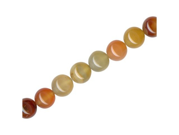 Natural Agate Gemstone Beads, Round, 8mm (strand)