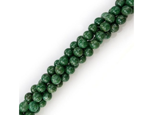 The name African jade is used to describe an opaque grossular garnet that comes from South African mines, and resembles jade. Also known as buddstone, garnet jade, and Transvaal jade, these semiprecious beads often contain a mix of light green, pink and white. The form of grossular garnet they're cut from is a silicate of calcium and aluminum that's used as an inexpensive substitute for jade. The term "grossular" comes from the Latin word for "gooseberry," a reflection on the stone's green color.     See Related Products links (below) for similar items and additional jewelry-making supplies that are often used with this item.