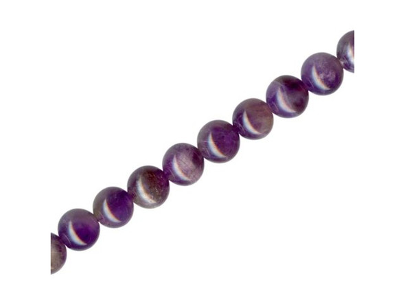 Cape Amethyst Gemstone Beads, Round, 8mm (strand)