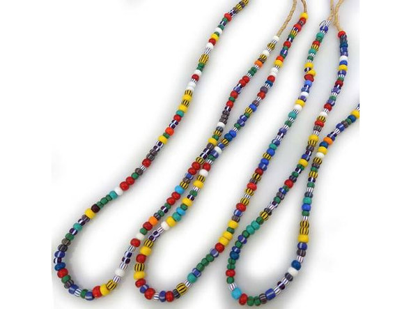 Trade Beads, Christmas Beads, Large (strand)