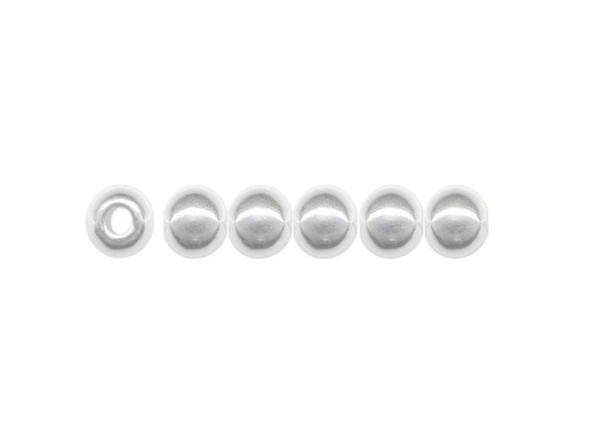 Sterling Silver Beads, Seamless, 4mm Round (100 Pieces)