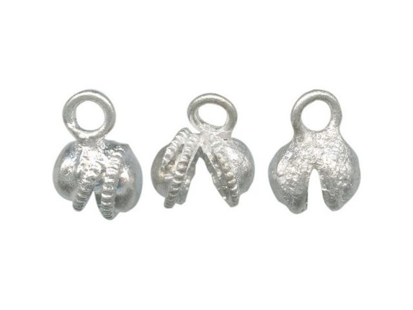 White Plated Bell, Metal, India Dancing (100 Pieces)