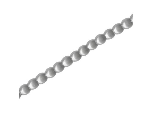 Antiqued Silver Plated Beads, Barrel, 4.5x5mm - Special Purchase (strand)