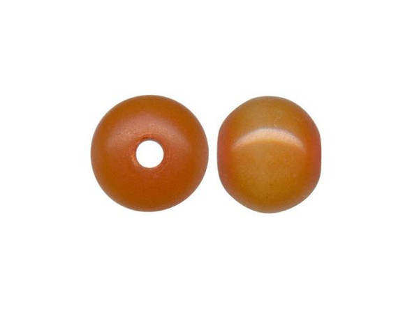 Resin Beads, 10mm Round - Amber 2 Tone Color (strand)