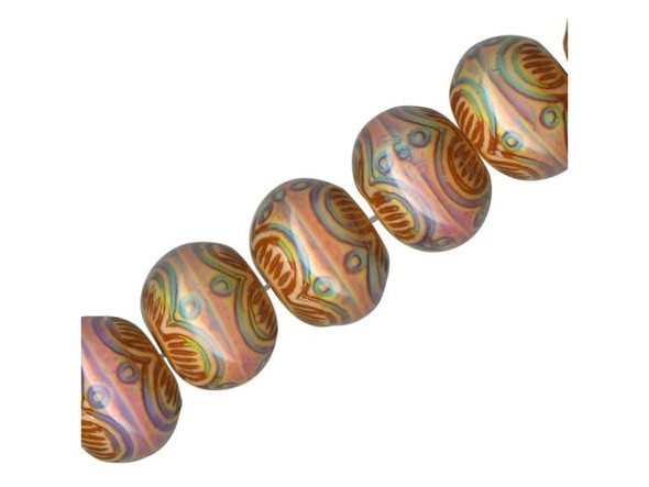 Color-Changing Mirage Bead, Chinese-Lantern (10 Pieces)