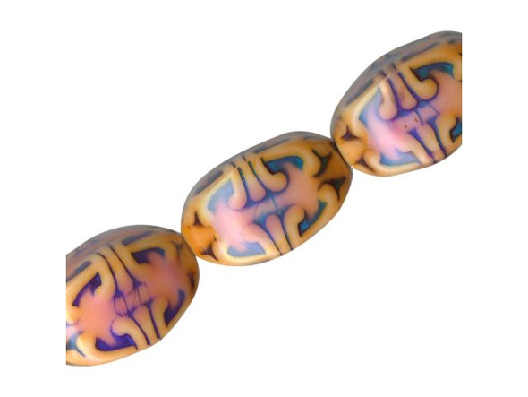 Color-Changing Mirage Bead, Fleur-de-Lis (strand)