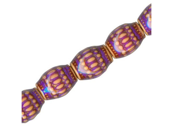 Color-Changing Mirage Bead, Moon-Basket (10 Pieces)